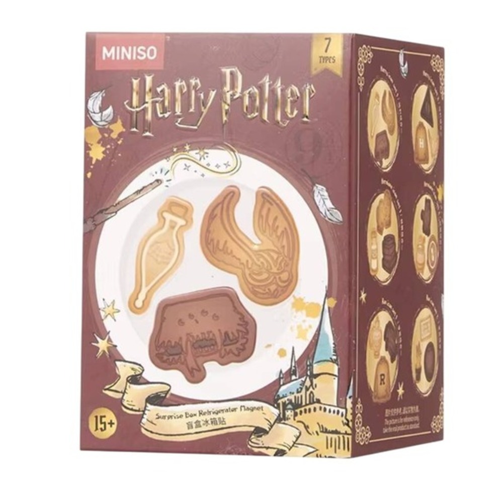 NEW MINISO Harry‎ Potter Series Blind Box Cookies Shape Fridge Movie Ron 1